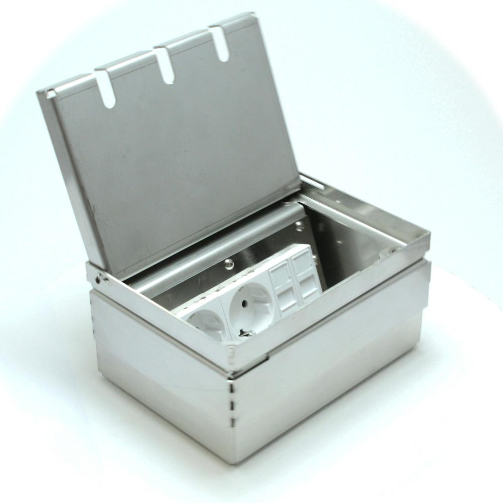 Люк напольный на 3 модуля ELLUK 8903 сталь